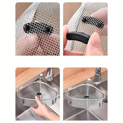 Stainless Steel Sink Corner Strainer