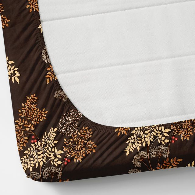 Premium MICROFIBER ELASTIC FITTED DOUBLE BEDSHEET WITH TWO PILLOW COVERS (70X76X6 Inches)