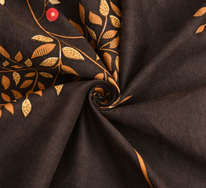 Premium MICROFIBER ELASTIC FITTED DOUBLE BEDSHEET WITH TWO PILLOW COVERS (70X76X6 Inches)